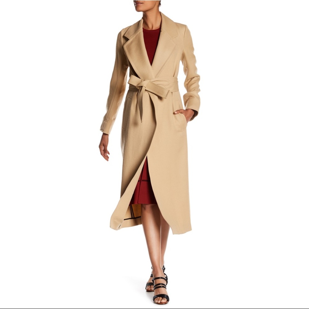 A.L.C. Christopher Wool Coat Camel Size 2 NWT